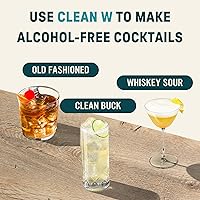 Vista 8 de CleanCo Clean W - Alternativa al Whiskey Sin Alcohol Destilados Premiados de Cero Prueba Sin Azúcar, Bajas Calorías, Sin Edulcorantes Vegano
