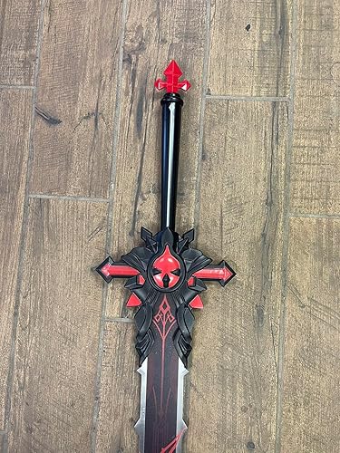 Miniatura 4 de Fantasía Estilo Genshin Metal Espada Cosplay Anime Espada Cetro Blade Disfraz