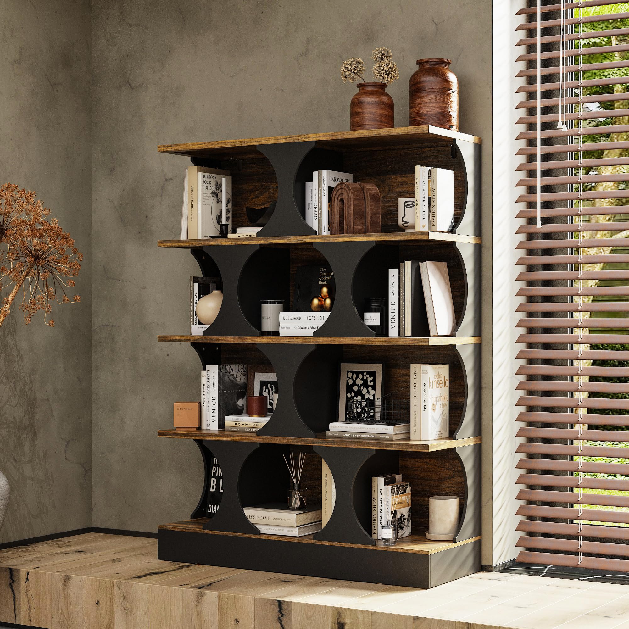 Amazon｜Timechee ディスプレイラック オープンシェルフ ハイタイプ