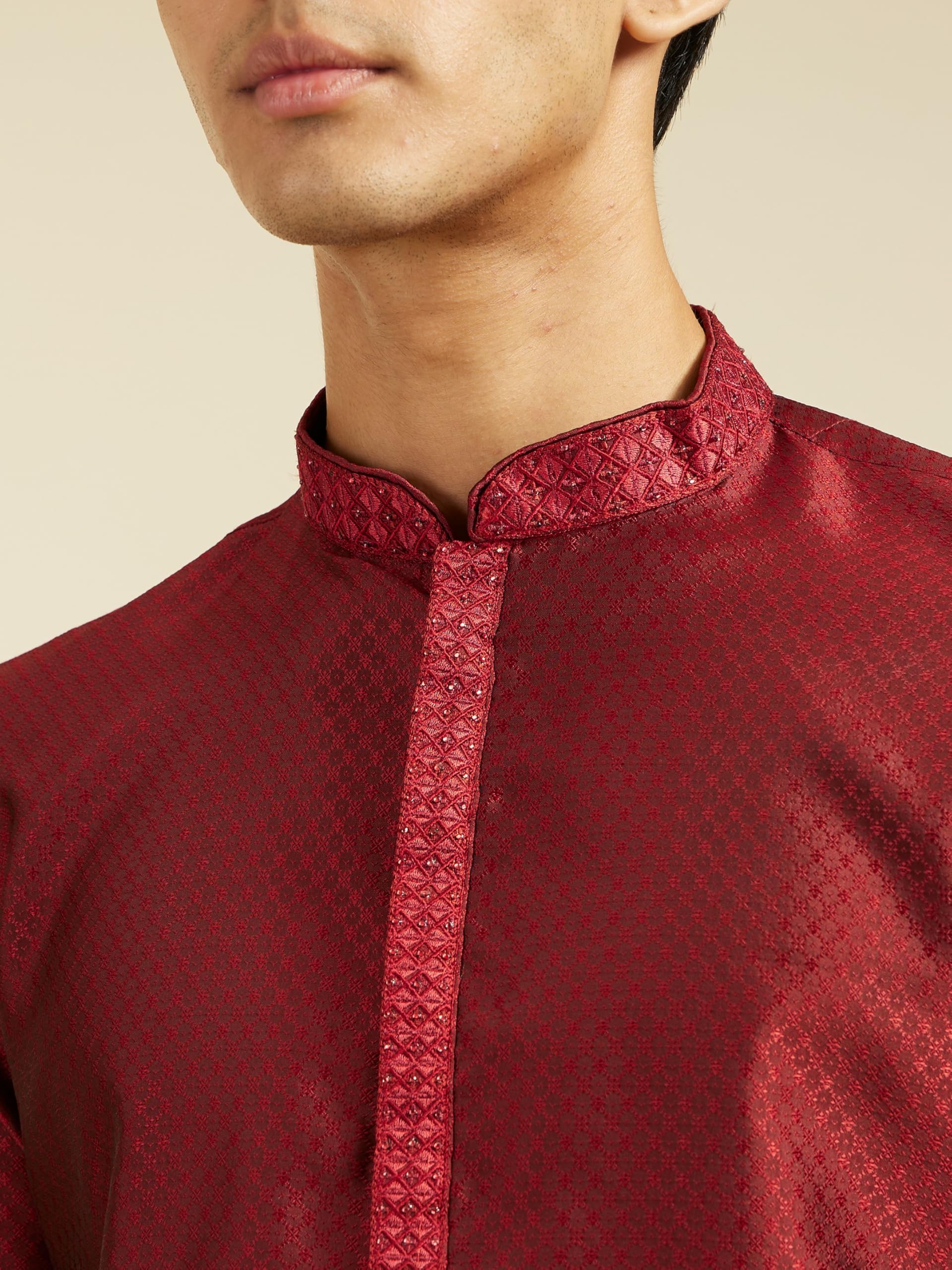 DIWAS BY MANYAVAR Kurta - Confezione da 2 filati di seta da uomo