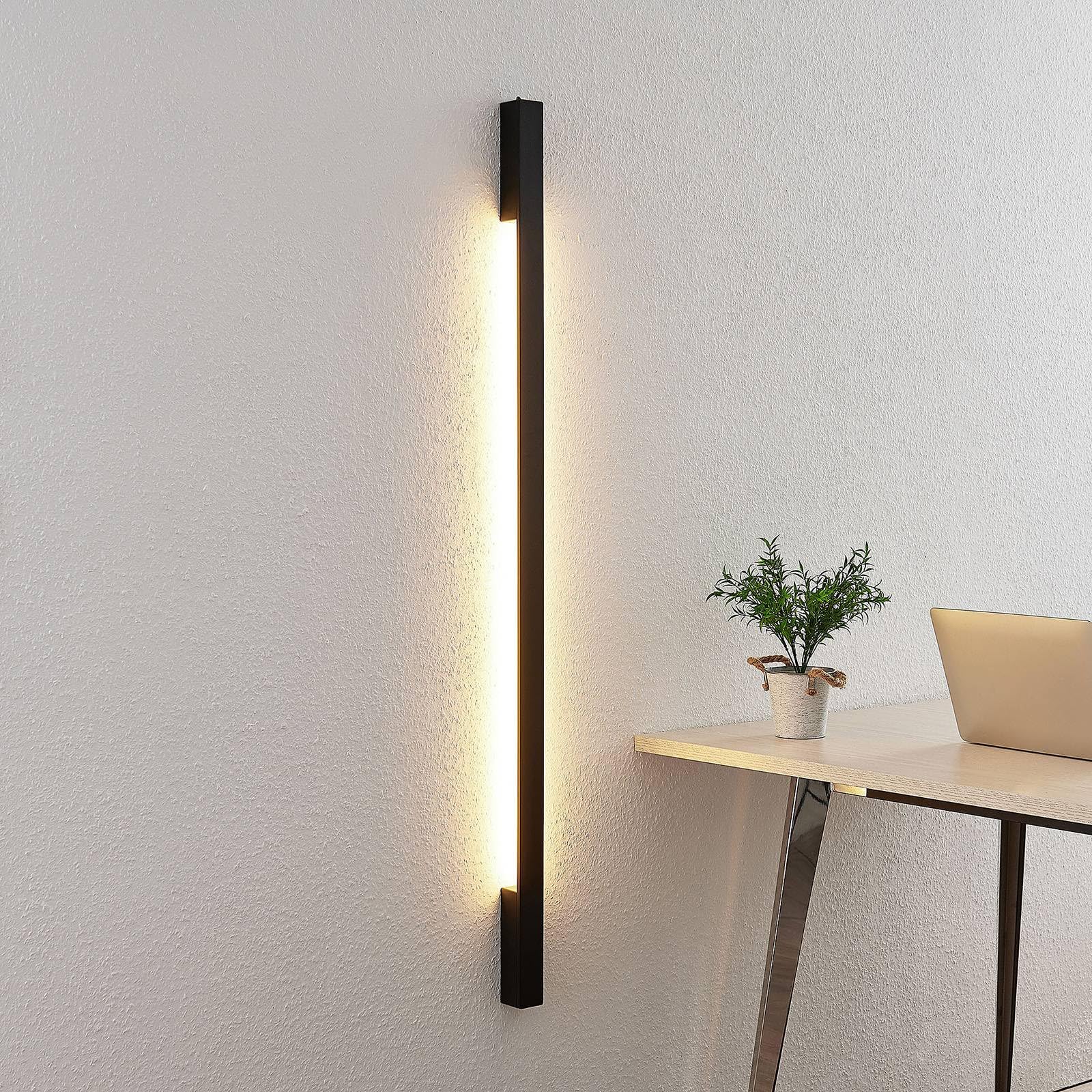 Arcchio LED Wandleuchte, Wandlampe Innen Ivano (Modern) in Schwarz aus Aluminium (2 flammig) - Wandstrahler Wandbeleuchtung Schlafzimmer/Wohnzimmer Flurleuchte