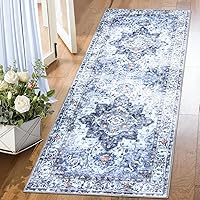Vista 21 de COMSLE Alfombra Runner Bohemia, 2' x 7' Alfombras Lavables para Pasillo de Lana Sintética Pequeña Alfombra de Área de Cocina Alfombra Decorativa