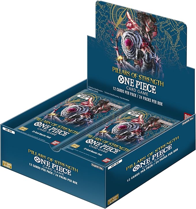 One Piece Card Game Pillars of Strength Booster Display