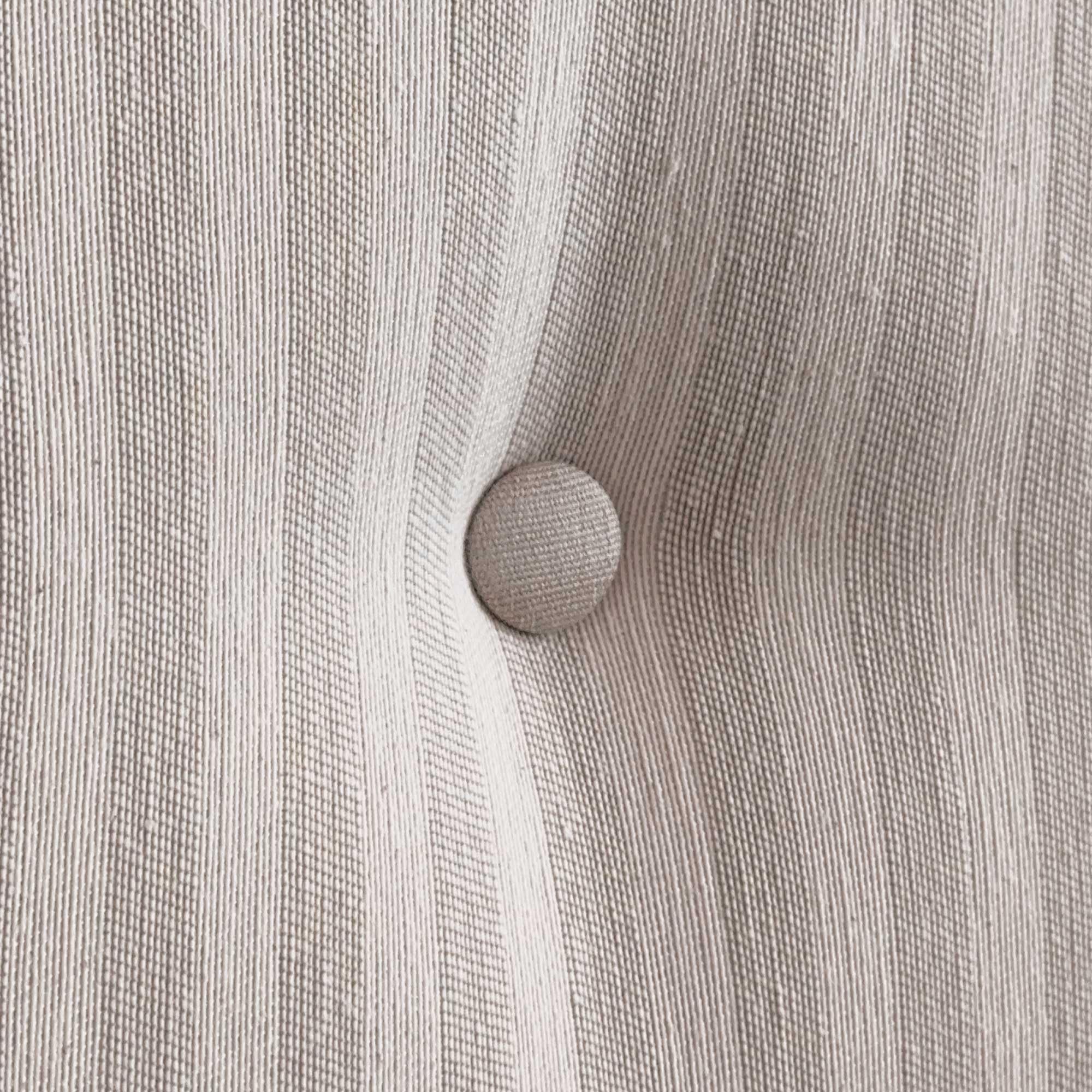 DHOME Cabecero Tapizado en Tejido Luxury Liso con Botones cabeceros Cabezal tapizado Cama Lujo (Cream, 80x50cm)