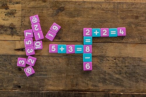 Miniatura 8 de MOBI - Juego de azulejos numéricos para niños juegos de cartas de ecuación de matemáticas educativas clásicas y populares para niños y niñas en edad