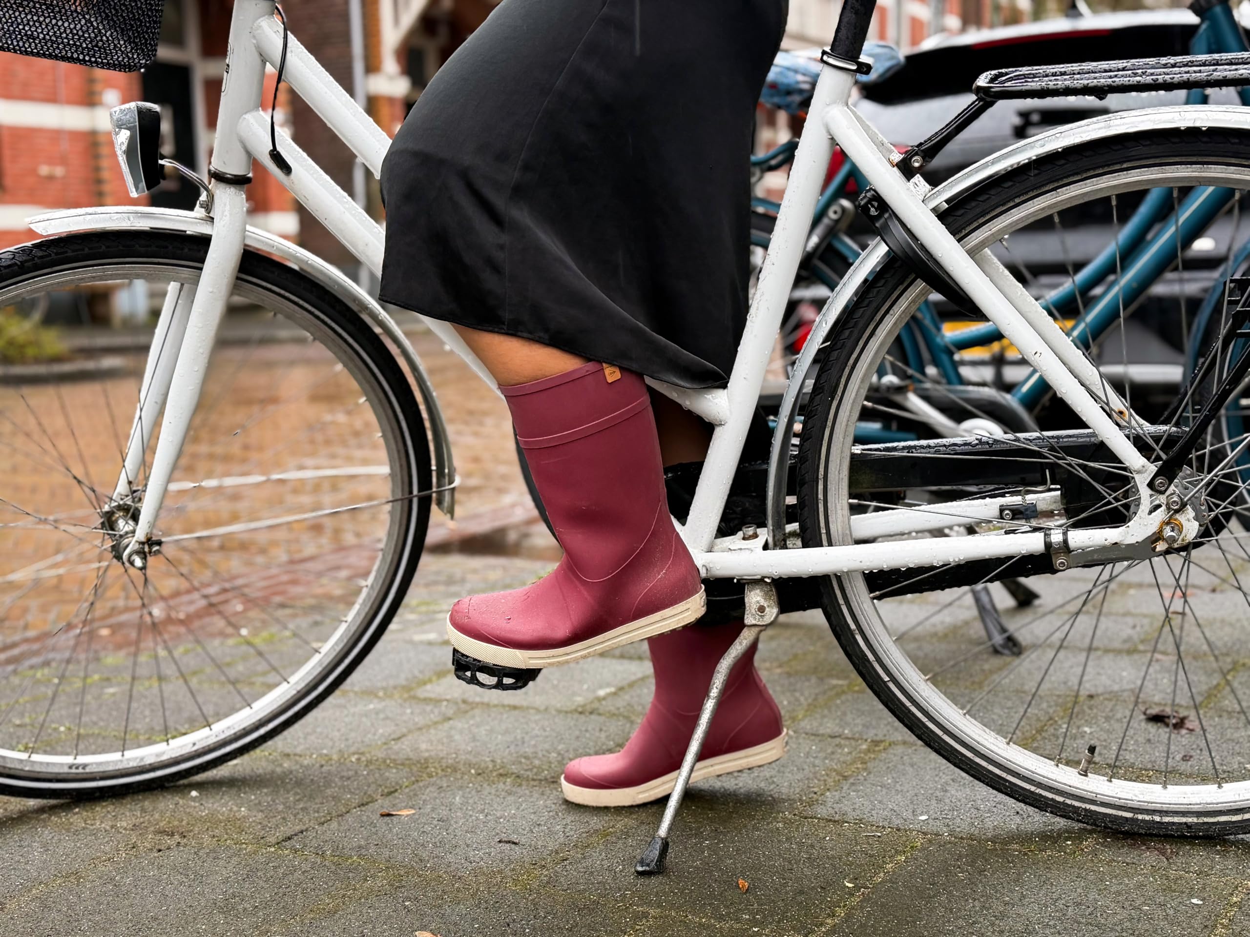 DUNLOP Amsterdammer - Botas de agua impermeables y modernas para mujer - Diseño elegante - Ligeras y duraderas para el uso diario – Tallas 36–42