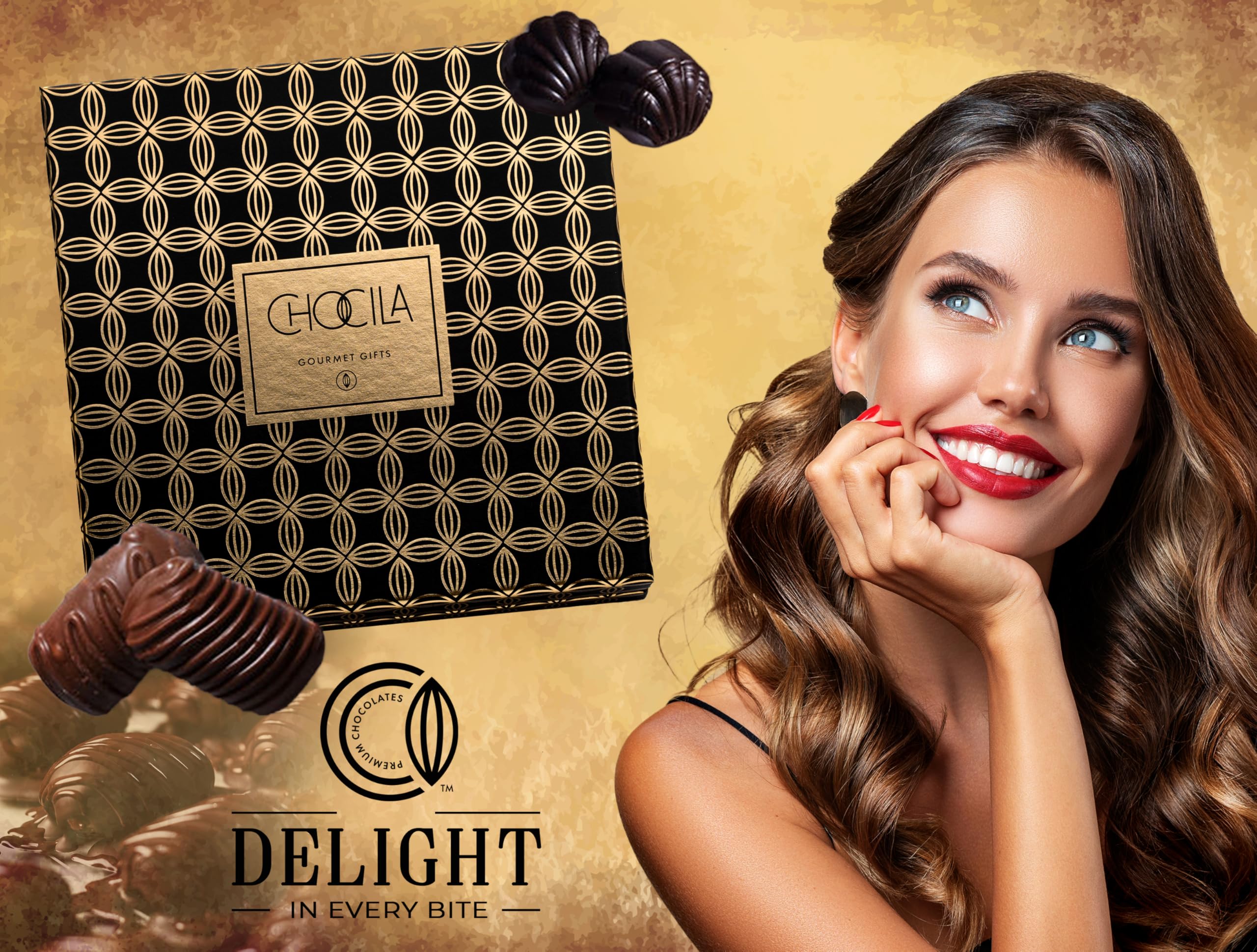 Christmas Gourmet Chocolate Gift Box | Assorted Chocolates Variety Snack Basket, Food Arrangement Platter, Birthday Present, Holiday, Corporate Parties, Sympathy, Candy Gifting Idea, Him, Her, Men Women, Family