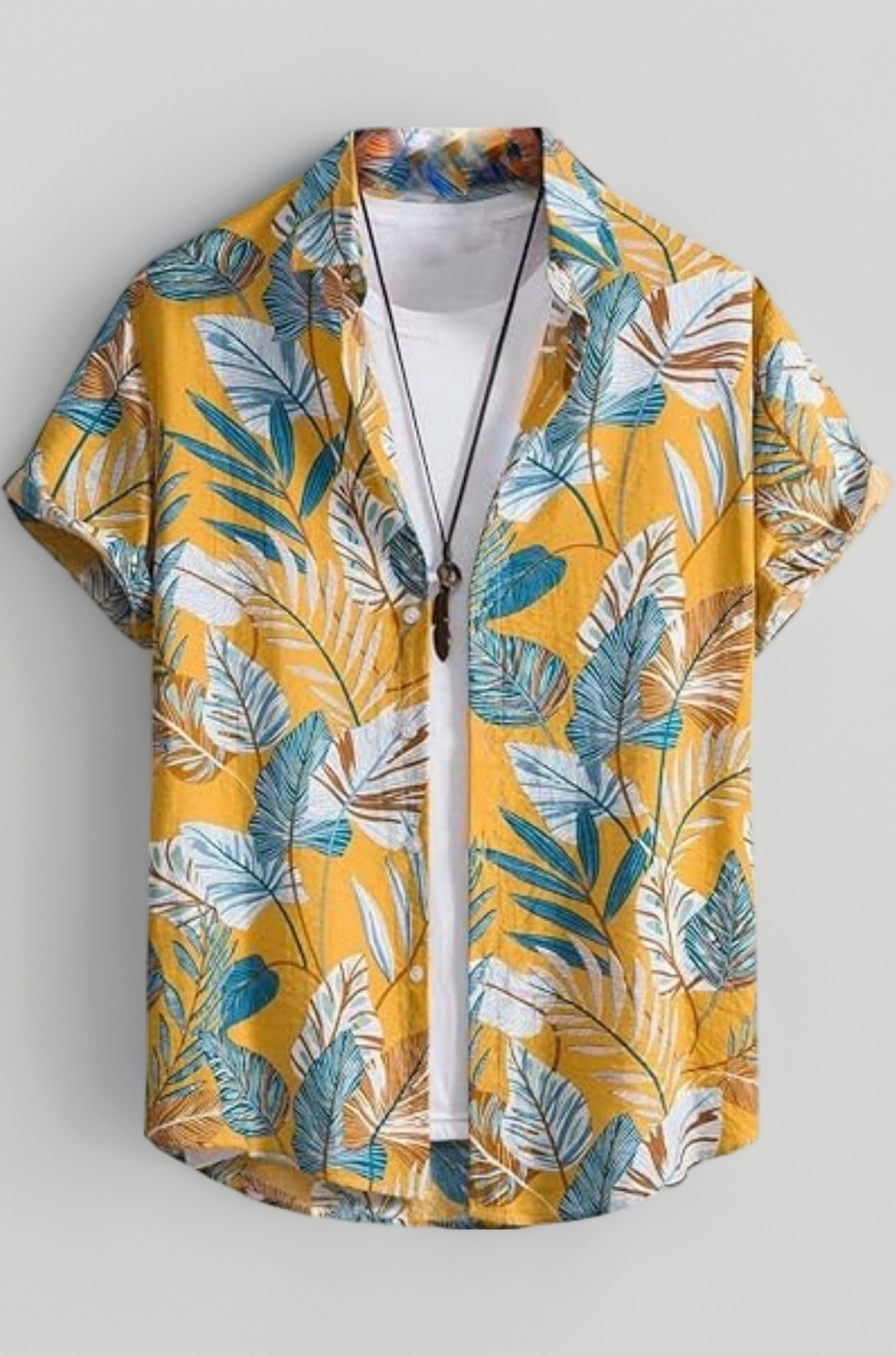 Leriya Fashion Men's Rayon Shirt - Summer Button Down Shirts | Half Sleeve Printed |Formal |Casual Stylish Shirt's for Man