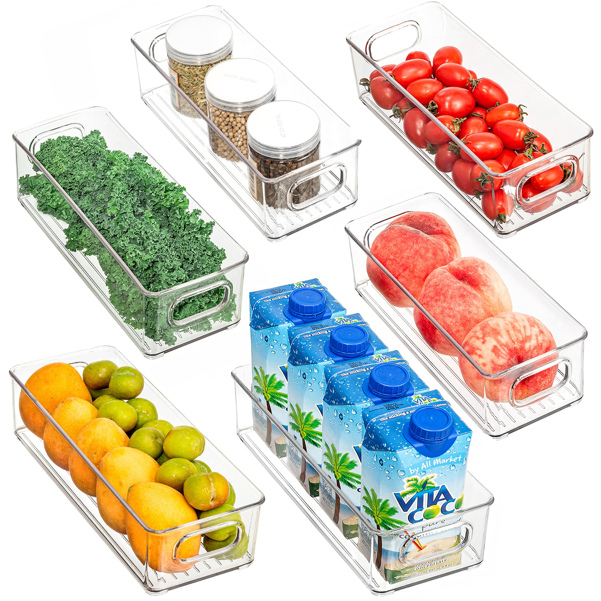 Buy iPEGTOP Refrigerator Organizer Bins Containers Stackable Fridge