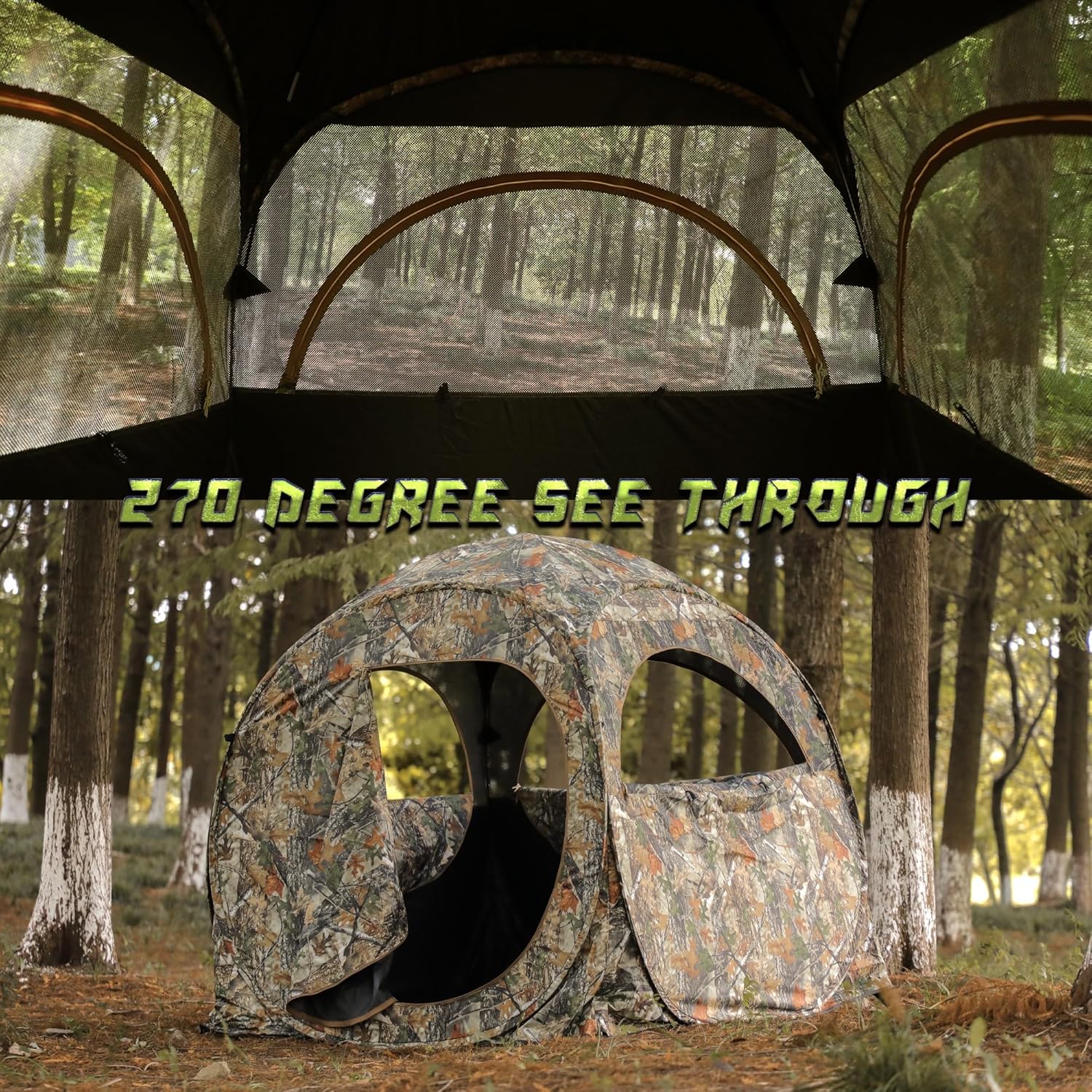 Pop-Up Hunting Ground Blind