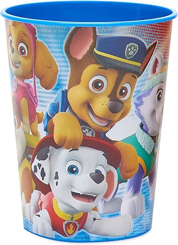 American Greetings Paw Patrol Patriotic Party Supplies, vasos de plástico para estadio (8 unidades)
