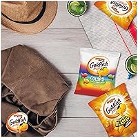 Vista 5 de Goldfish Dynamic Duo Paquete de Variedad, Colors Cheddar y Flavor Blasted Xtra Cheddar, Paquetes de Aperitivos, 20 Ct