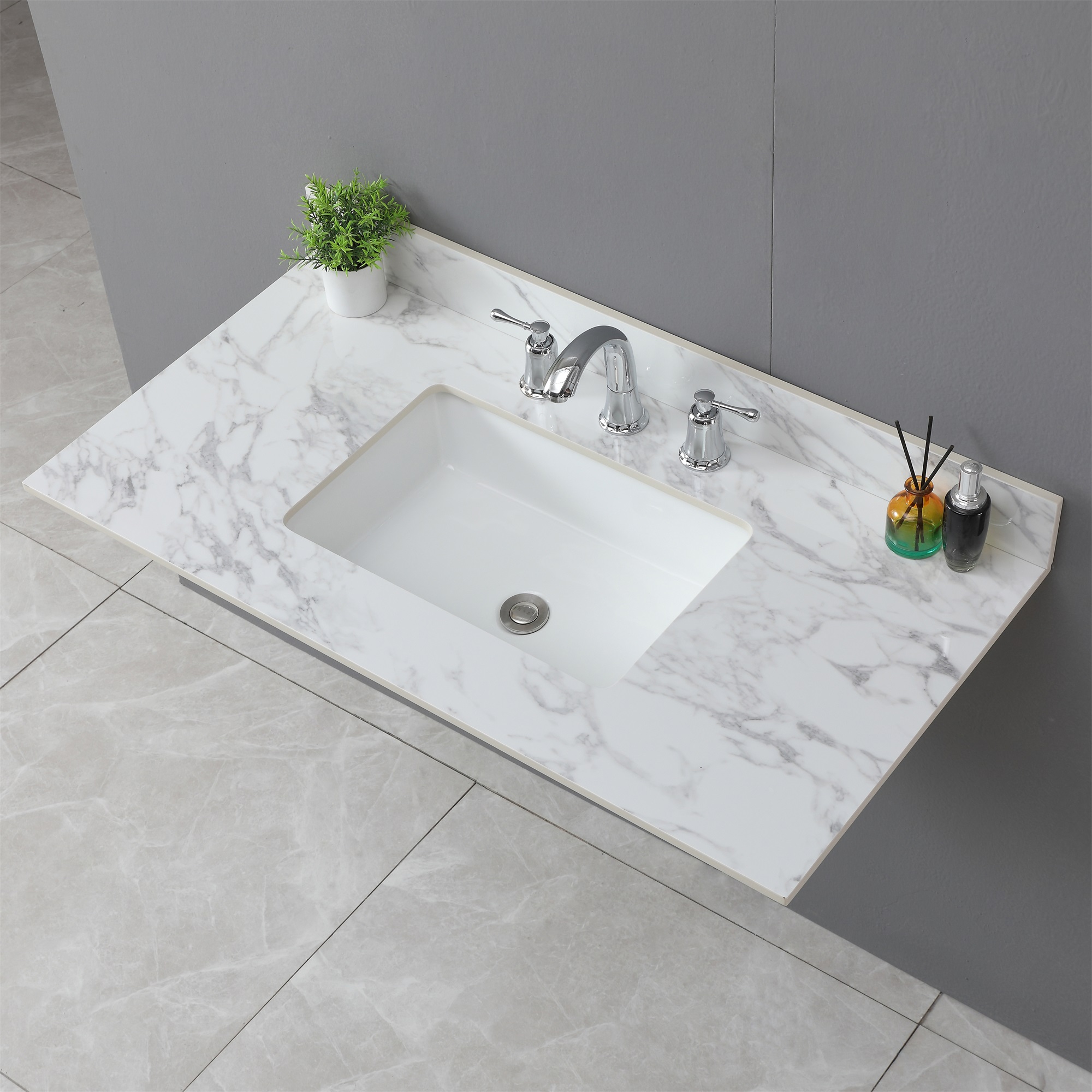 43 Inch Vanity Top With Sink Montary 43