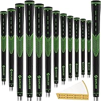 Vista 10 de SAPLIZE Set de empuñaduras de golf de 13 unidades, paquete con cinta o kit completo de regripping, tamaño jumbo / mediano / estándar / pequeño