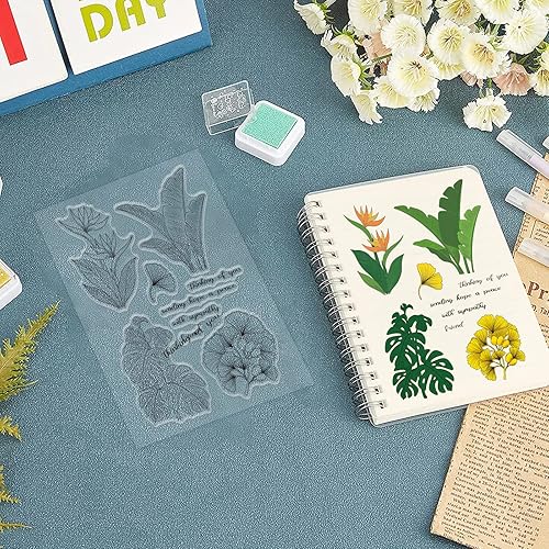 Miniatura 95 de ORIGACH Sellos transparentes con temática de llama, hermosos sellos transparentes de silicona para hacer tarjetas y álbumes de recortes de bricolaje