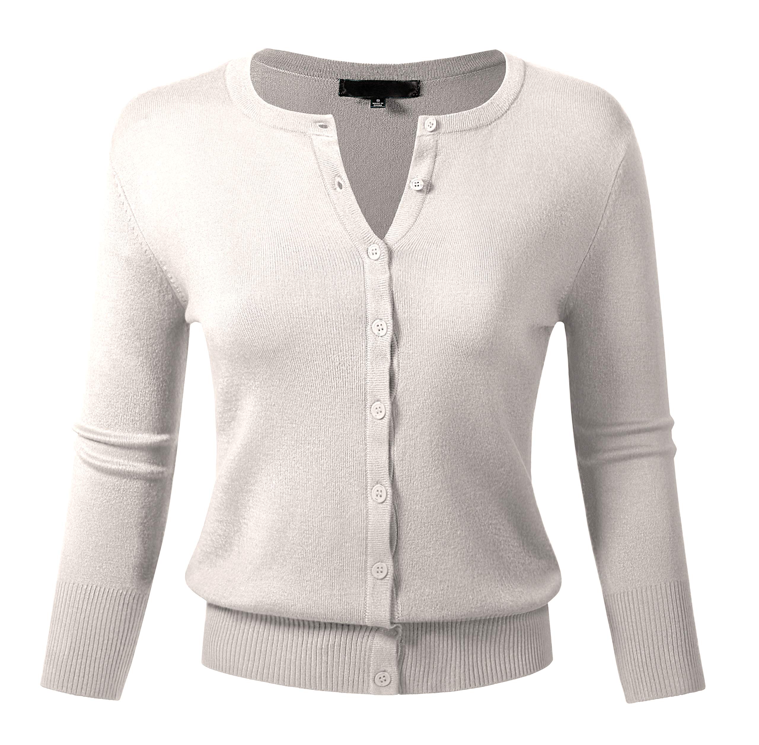 Allsense Women's Long-Sleeve Crewneck Cardigan