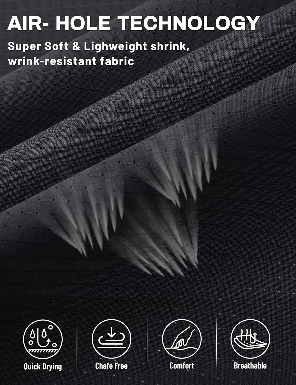 TACVASEN Men's Fishing Shirts Long Sleeve Sun Protection UPF50+ Quick Dry Button Down Shirts with Zipper Pockets