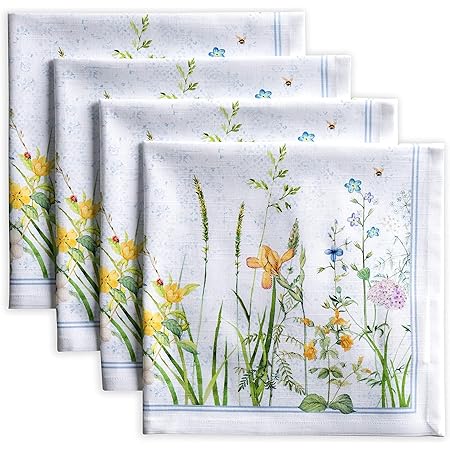 Calicot Napkin 100% Cotton Cloth Napkin Decorative Washable Easter - View #9