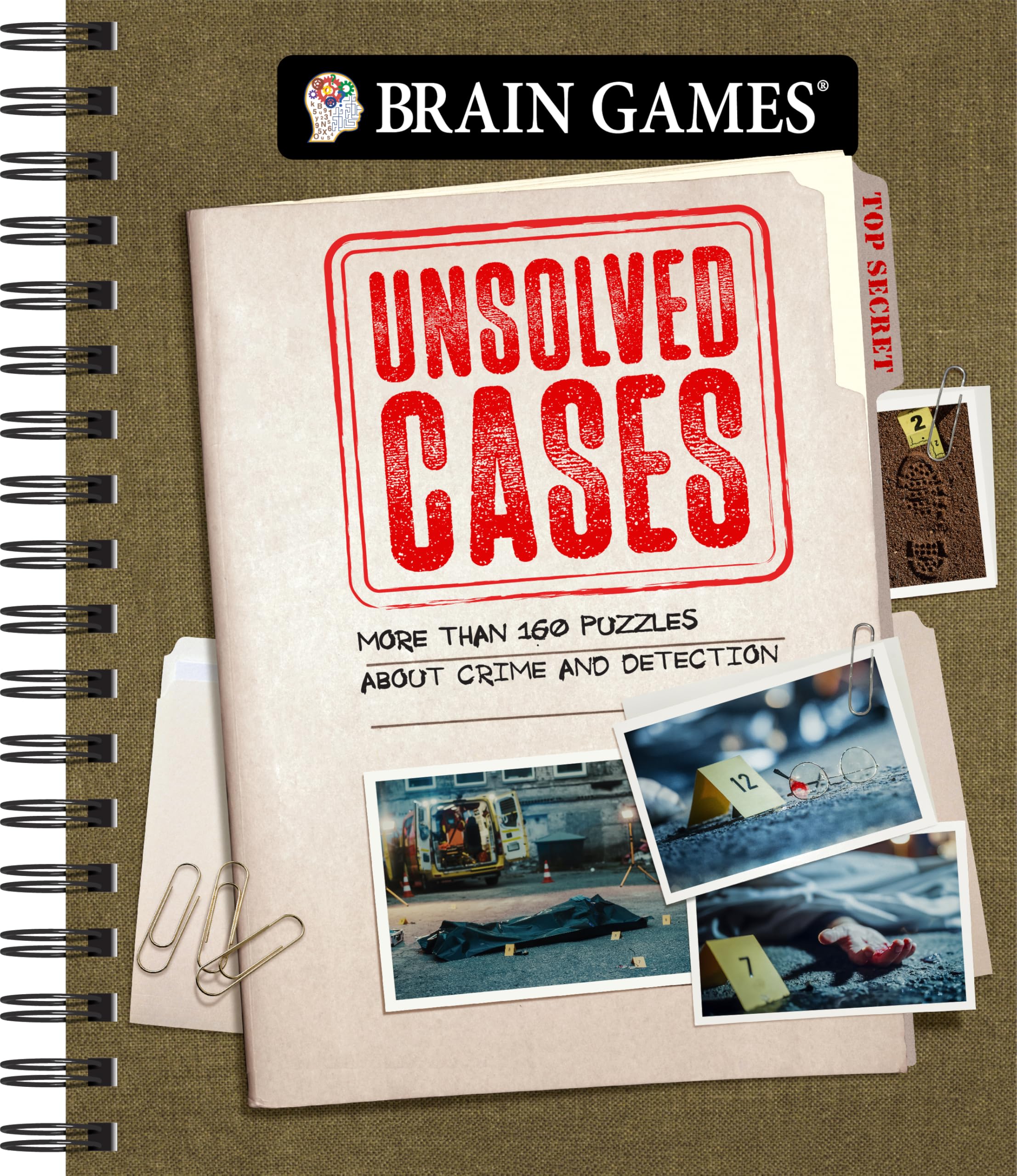 Brain Games Unsolved Cases More Than 160 Puzzles about Crime and