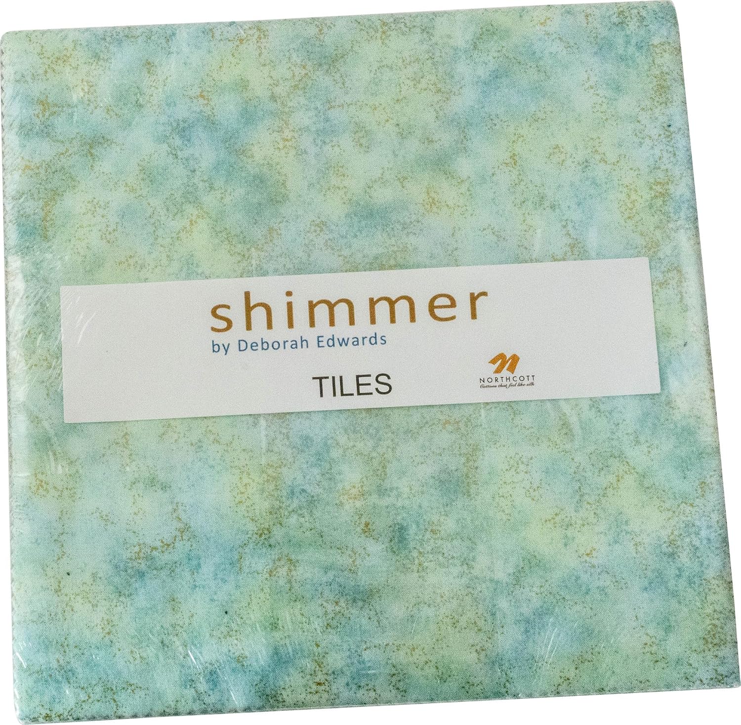 Deborah Edwards Shimmer Metallic Dusk/Dawn Tiles 42 10-inch Squares Layer Cake Northcott