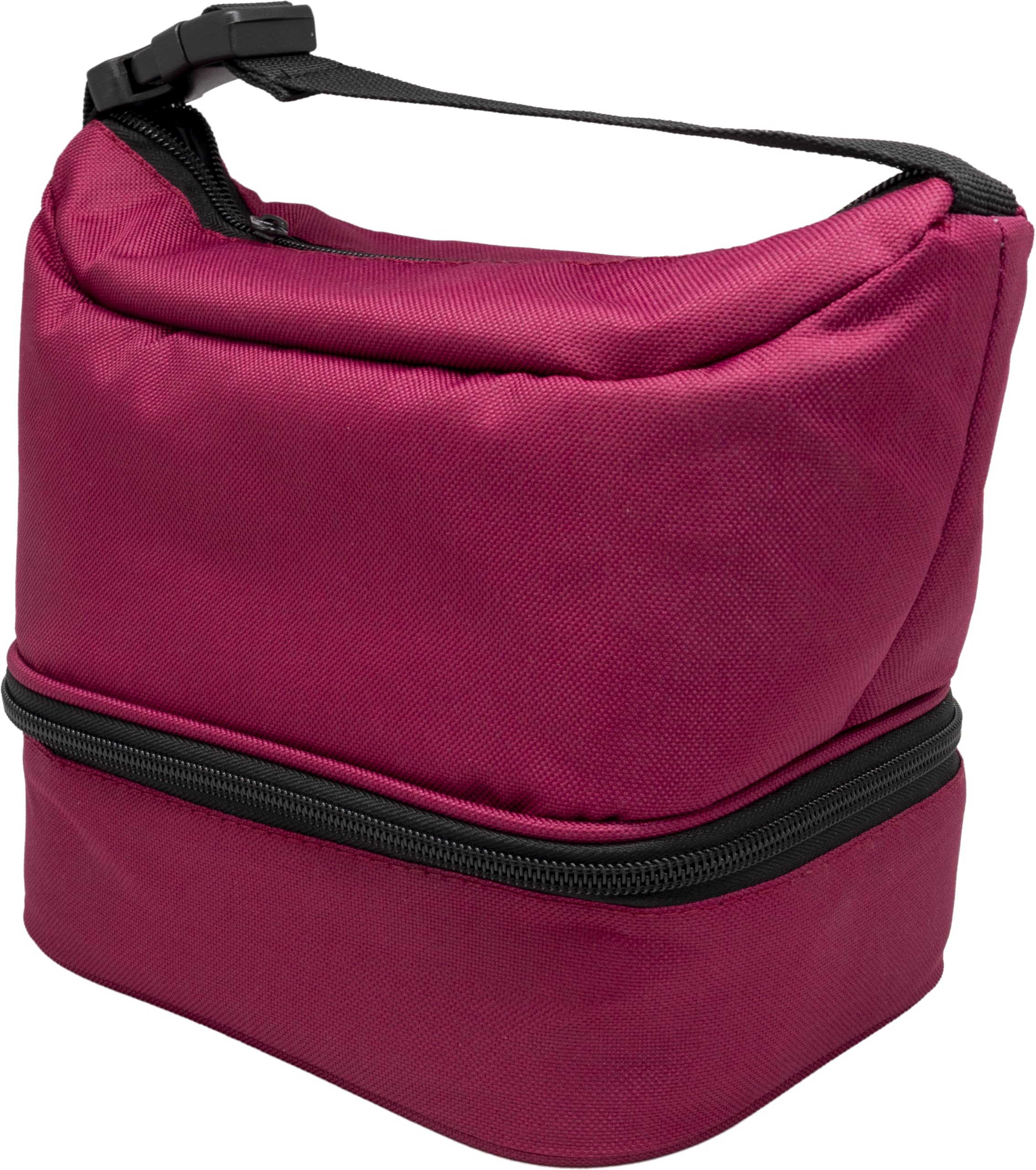 NERTHUS FIH 1497 Thermal Food Bag, Polyester, Burgundy