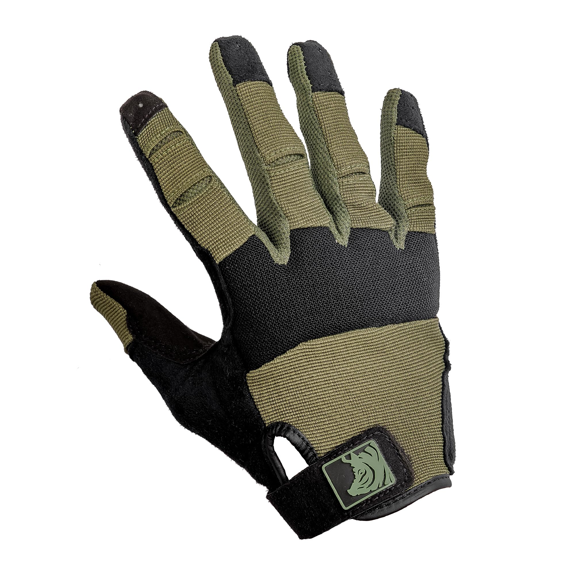 PIG Alpha Full Dexterity Tactical Gloves for Shooting, Touchscreen Compatible, Breathable, 1 Pair