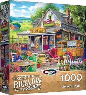 RoseArt Bigelow Country General Goods 1000 Piece Jigsaw Puzzle