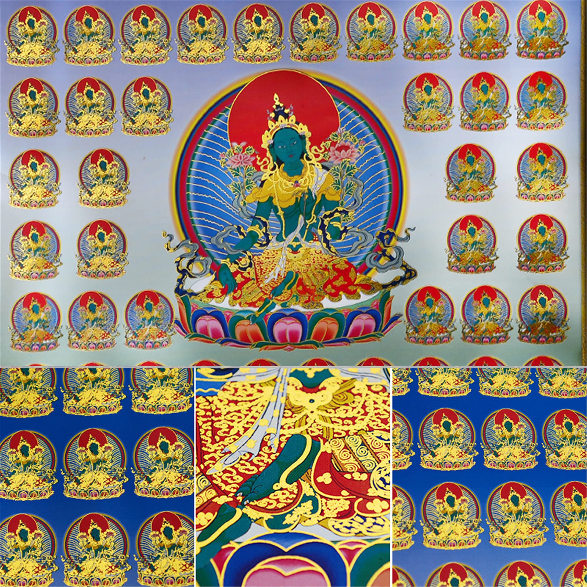 Gandhanra Tibetan Buddhist Thangka Wall Hanging,Shyama Tara