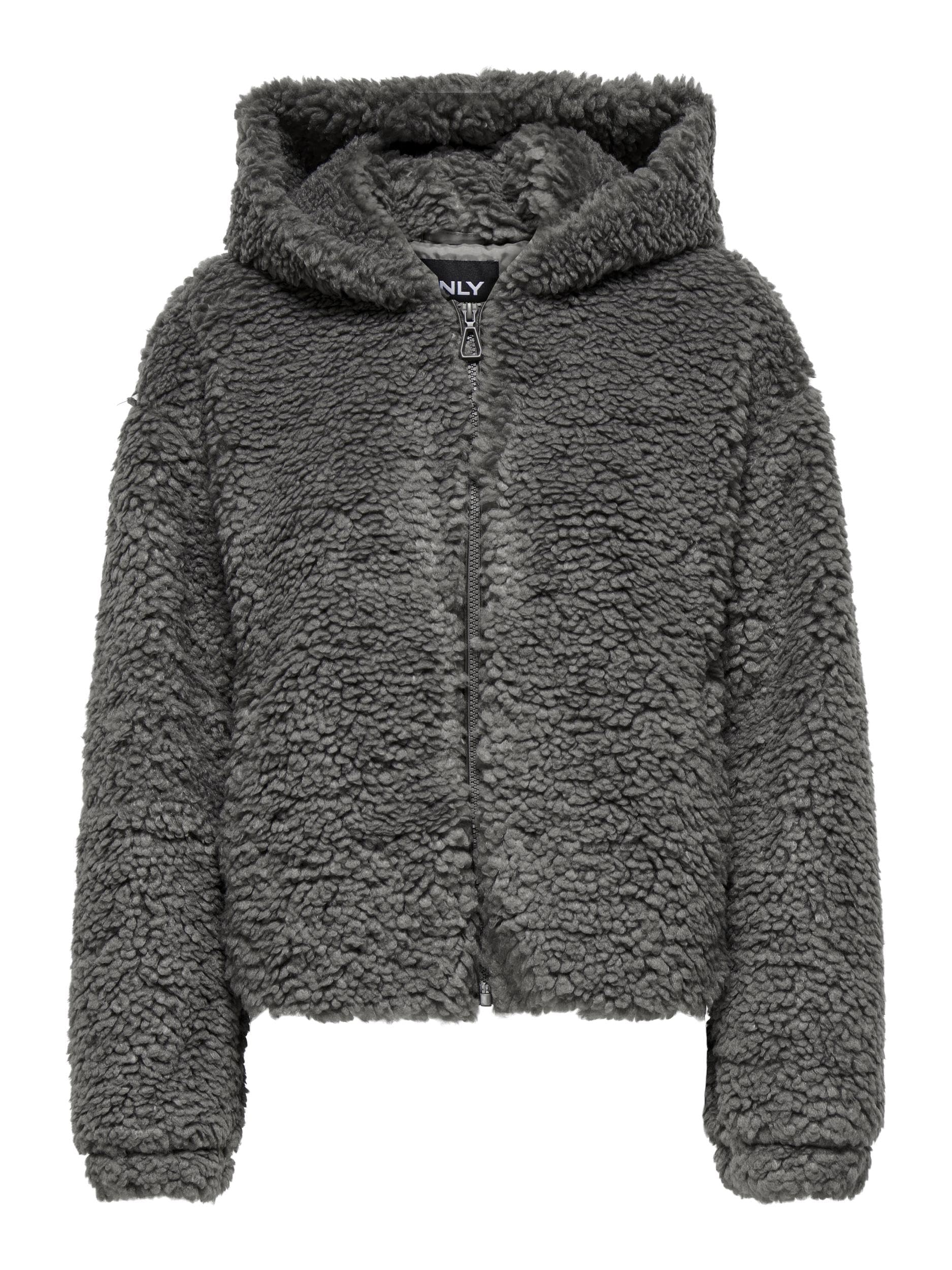 ONLELLIE SHERPA HOODED JACKET CC OTW Dış Giyim Kadın
