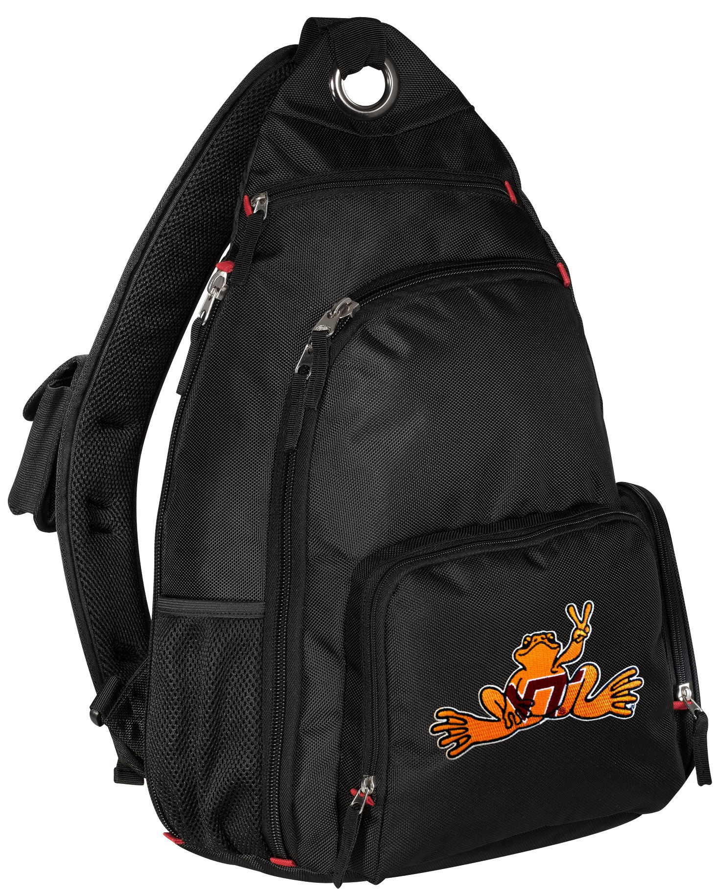 Virginia Tech Peace Frog Backpack Single Strap Virginia Tech Peace Frogs Sling Backpack