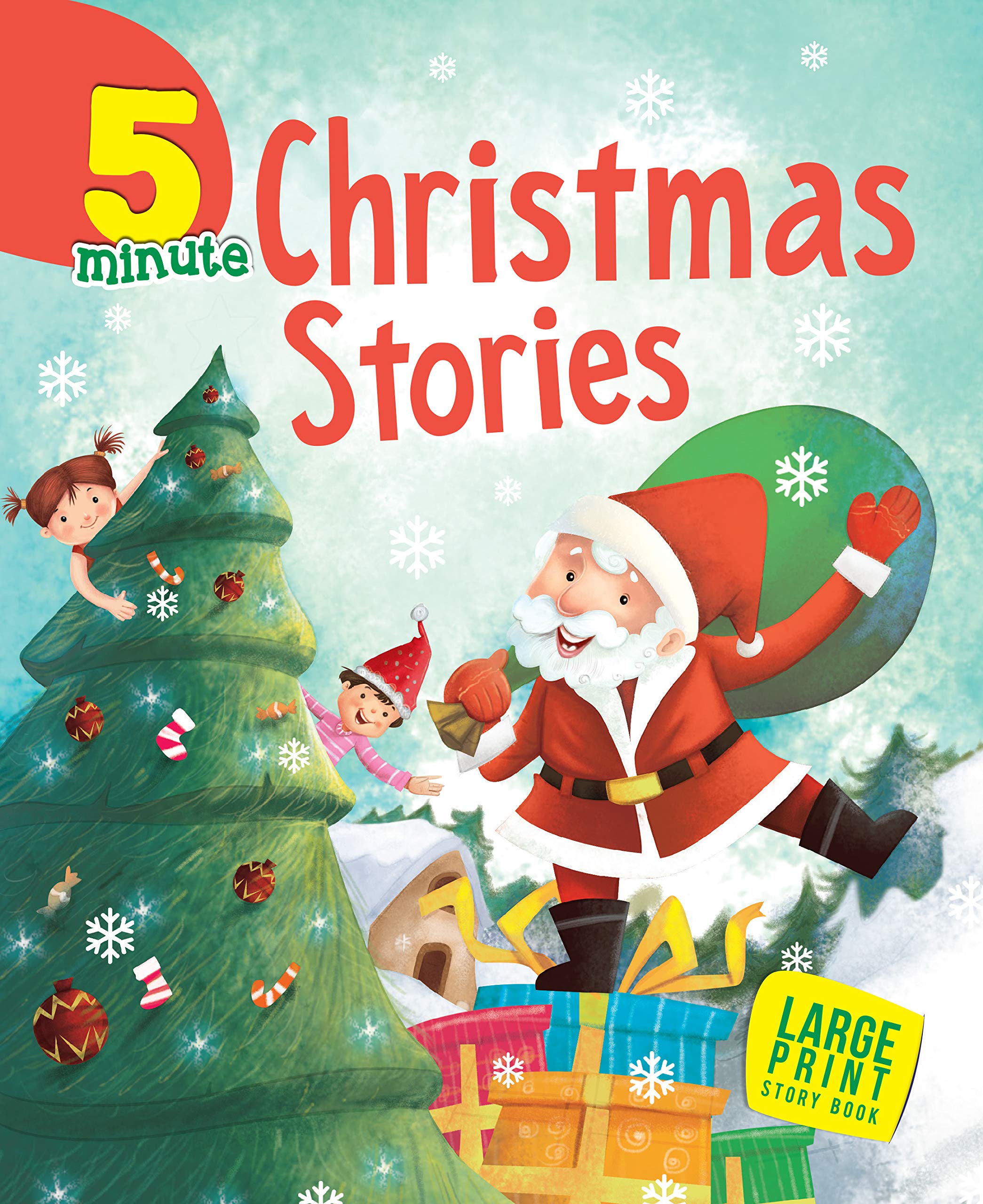 Large Print 5 Minute Christmas stories WAY 2 BEST DEALS Narrated Christmas Stories