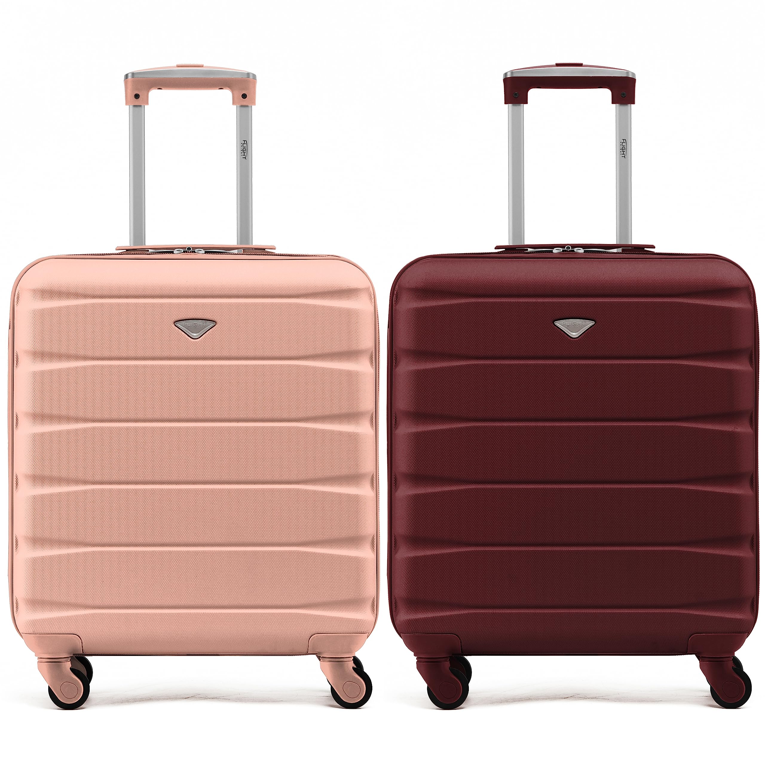 Flight Knight Suitcase Set of 2 Lightweight 4 Wheel ABS Hard Case Cabin Carry On Hand Luggage Approved for Over 100 Airlines Including easyJet, British Airways, Ryanair & Many More 55x35x20cm — view 51