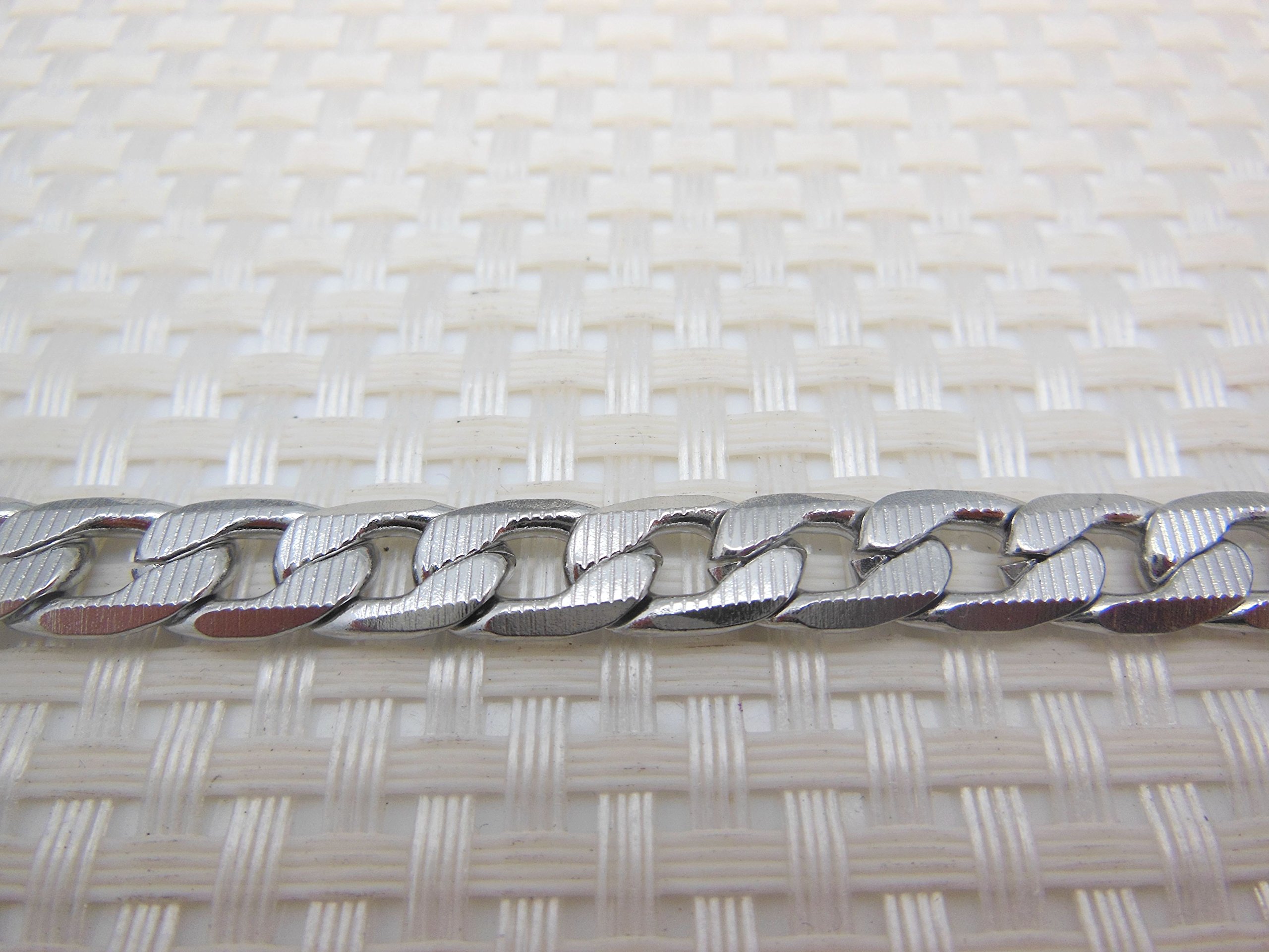 Catena In Acciaio Inox Figaro Texture: Perfetta Per I Tuoi Gioielli Fai Da Te