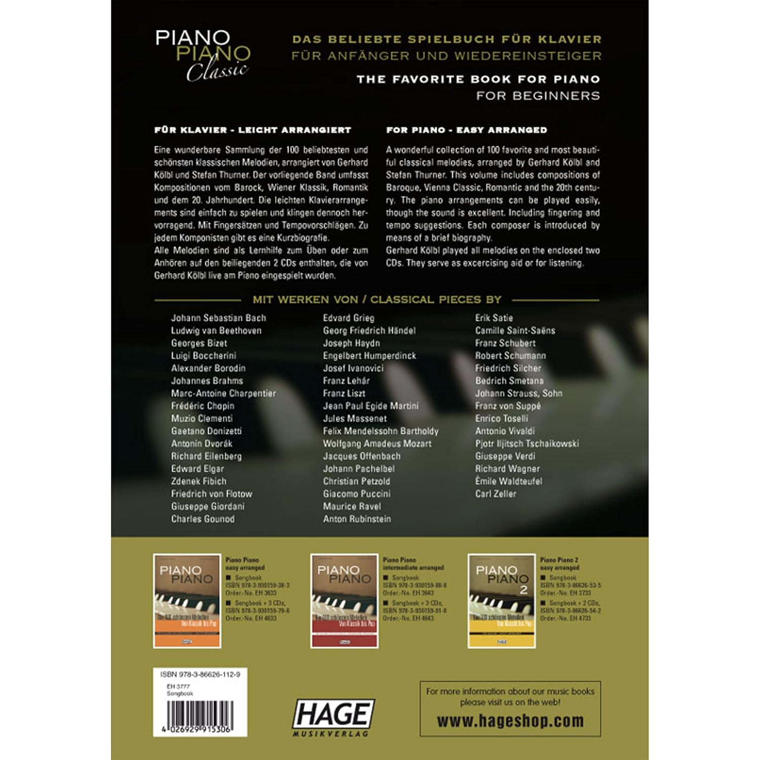 Piano Piano Classic. Klavier      Sheet music