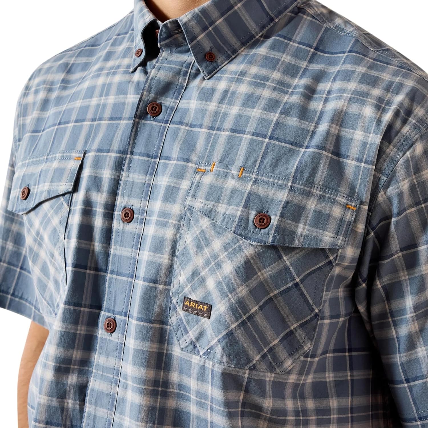 Ariat Mens Rebar Made Tough Durastretch Work Shirt