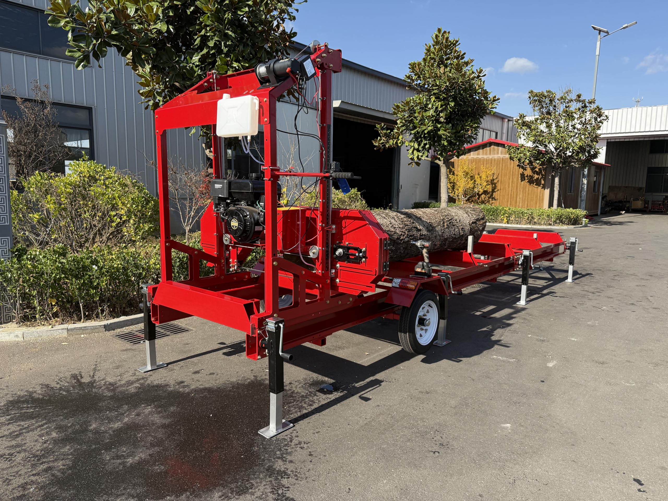 Gas-Powered Sawmill - 15HP 420cc, Cuts 32