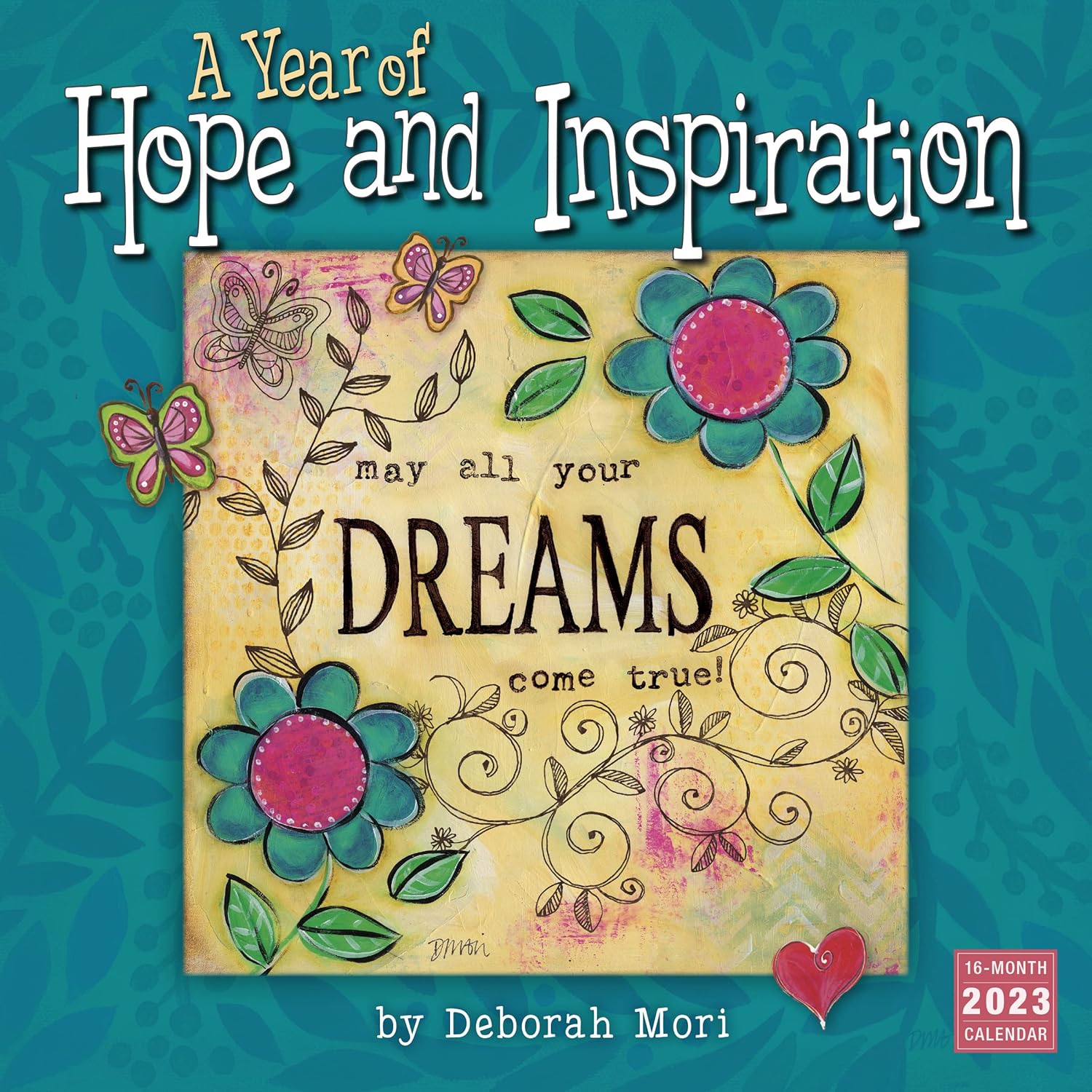 A Year of Hope and Inspiration 2023 Wall Calendar 16Month