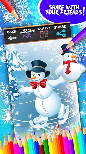 Snowman Coloring Book