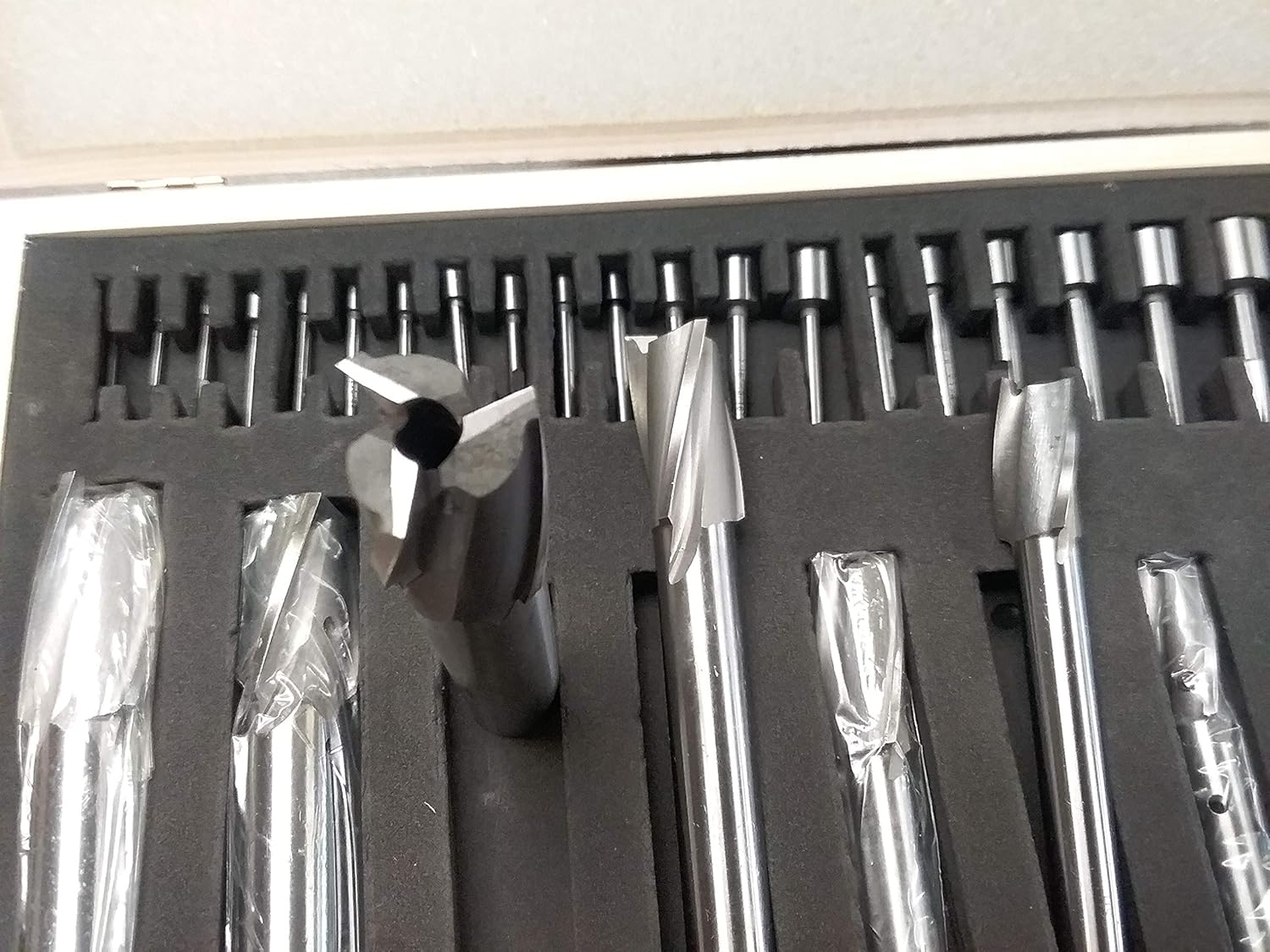 39 Pcs/Set HSS Interchangeable Pilot Counterbore Set in Wooden Box #510-IDX