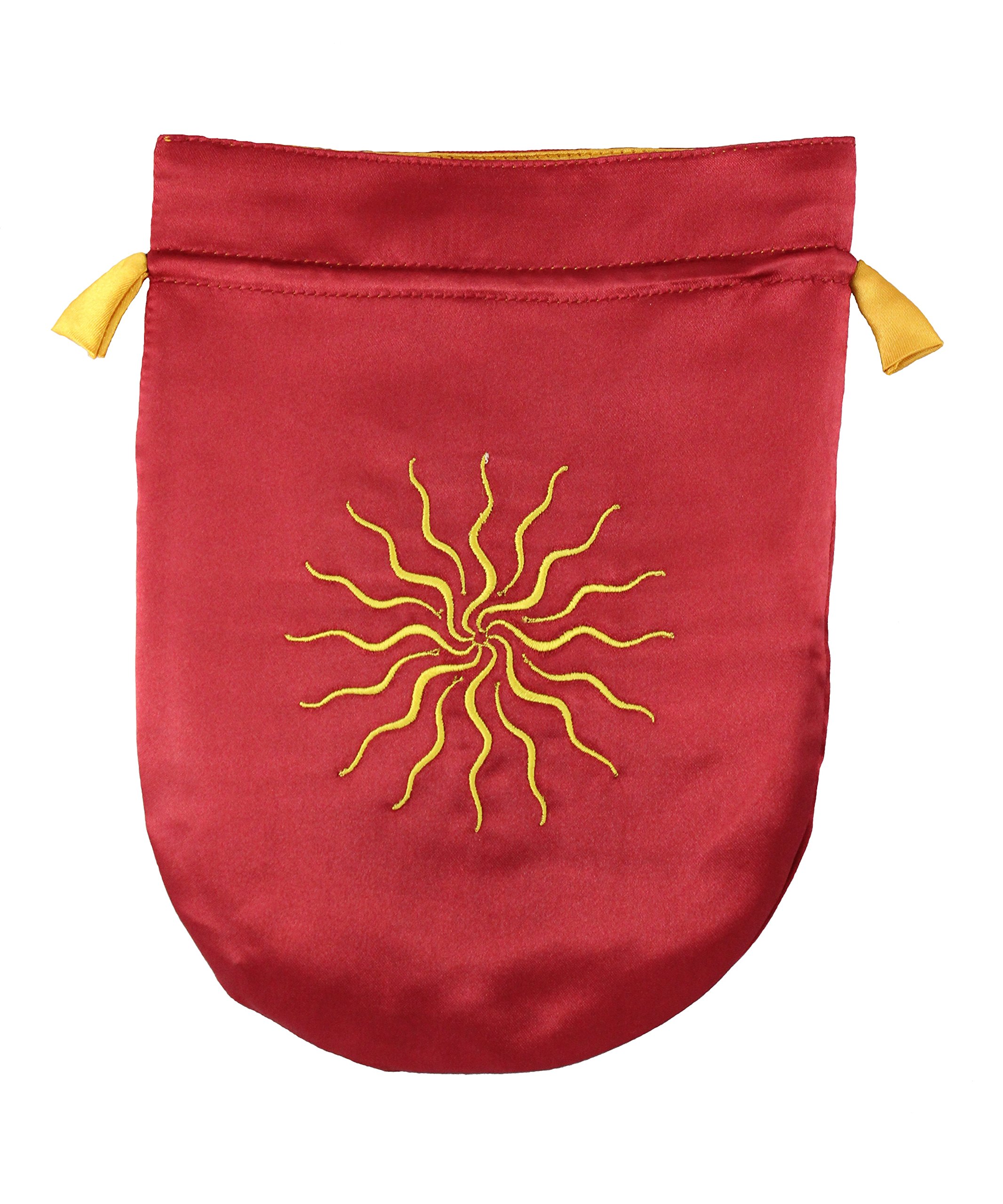 Eastgate Sunstar - Red Satin Drawstring Tarot/Rune Stone Bag