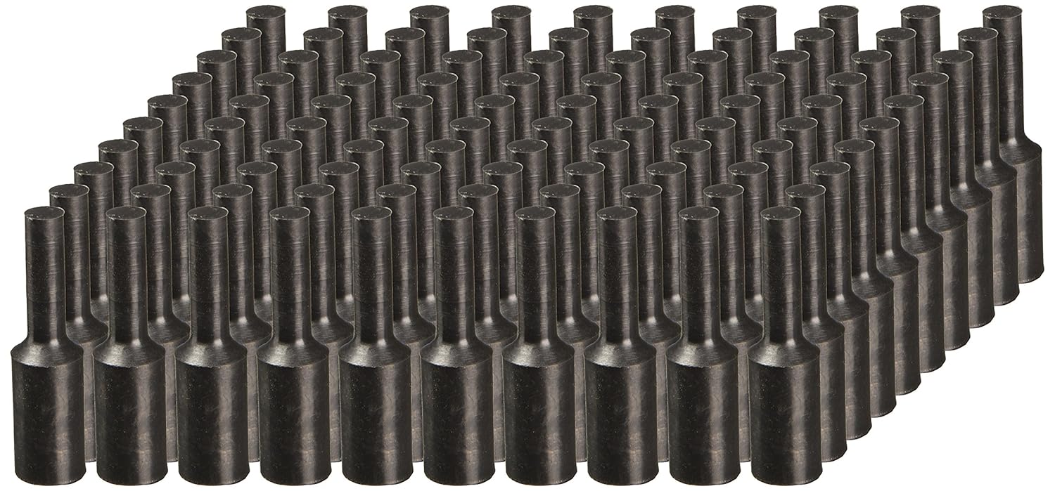 TapeCase Black, EPDM Pull Plugs, 0.670in c x 0.470in d x 1.500in a - 100 (Units/Package)