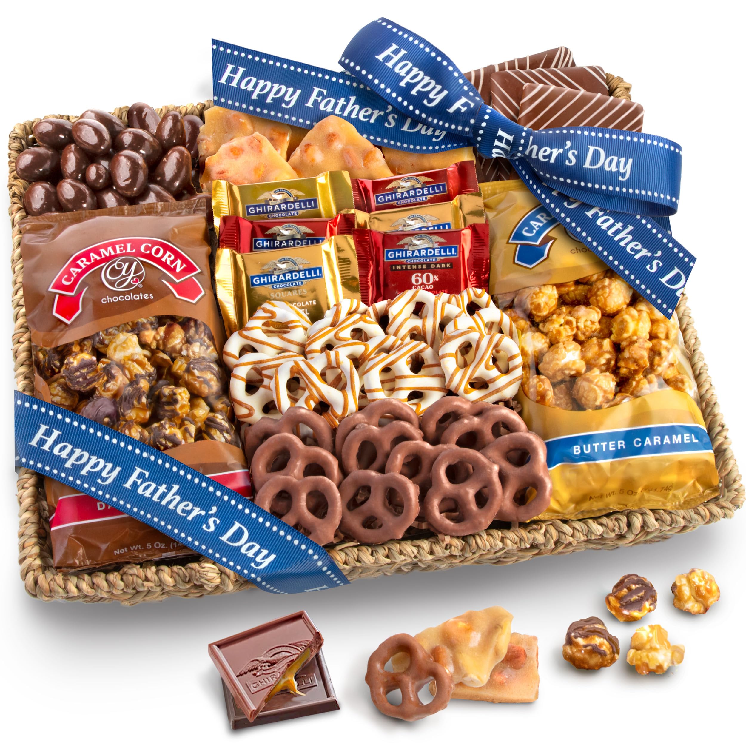 Father's Day Chocolate Caramel and Crunch Grand Gift Basket