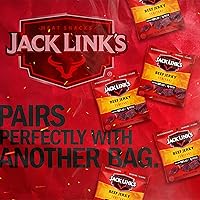 Vista 6 de Jack Link's - Cecina de res, teriyaki, bolsas de paquete múltiple - bocadillos de carne sabrosos para almuerzos, listos para comer, bocadillos