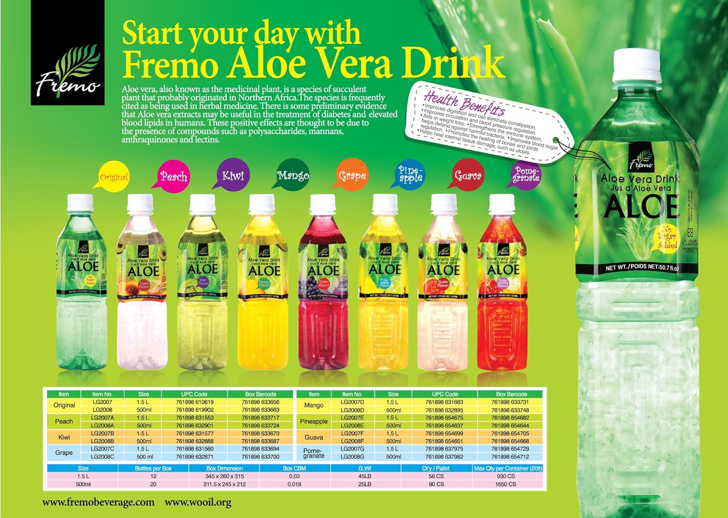 fremo aloe vera drink