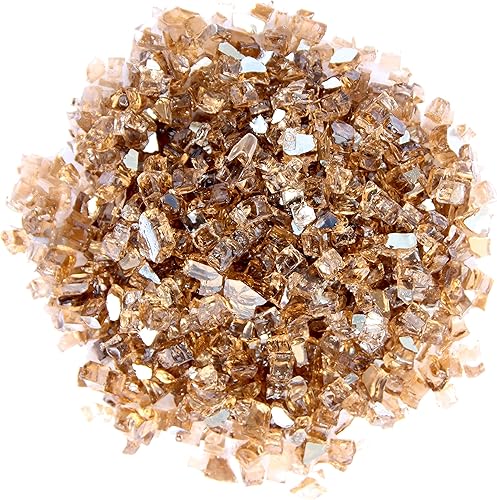 Hiland Cristal para hoguera, Vidrio reflectante, Cobre