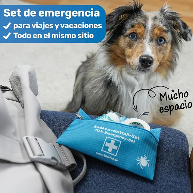 Foto 2 de 6 de BluePet Set Eliminadores de Garrapatas con Pinzas, Gancho, Tarjeta, Palanca