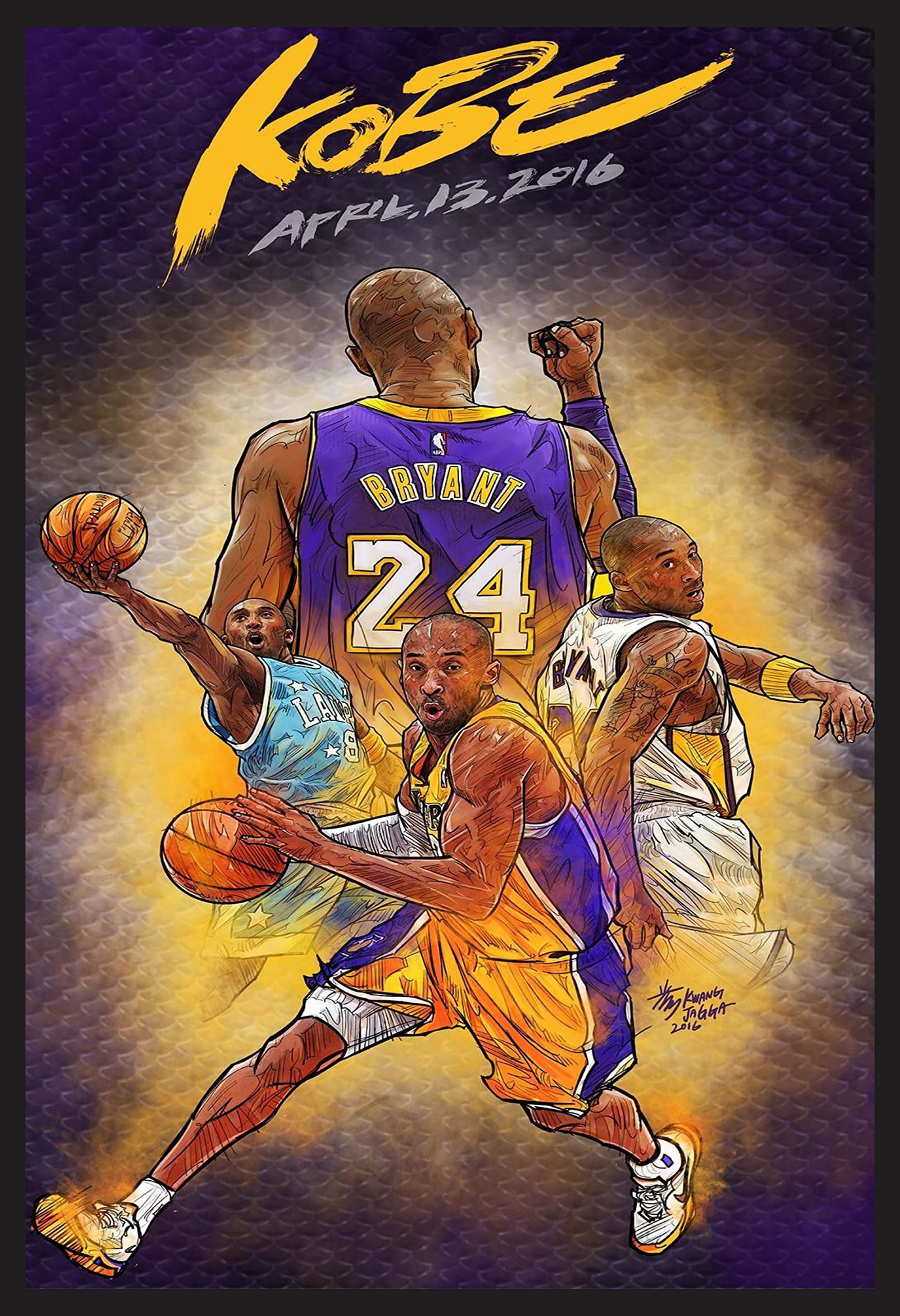 Design ZooDesign Zoo Kobe Bryant Poster (Size :- 13 X 19 inch)