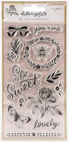 Sellos de caléndula de papel de caja, 0