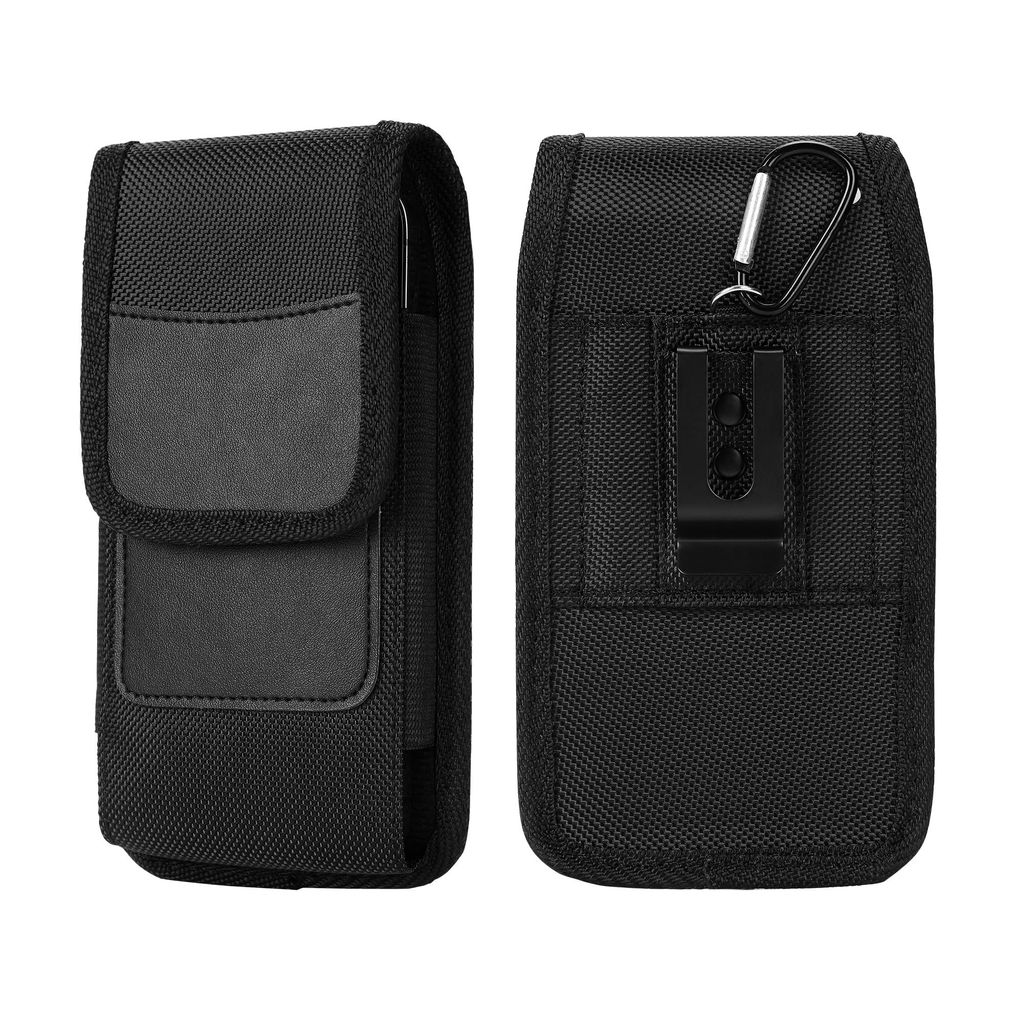 Handy Gürteltasche Gürtel Tasche Handytasche Handyhalterung Halterung universal für Samsung Galaxy S24 Ultra 5G A55 A35 A25, iPhone 15 14 13 12 11 Pro Max, Black(XXL)