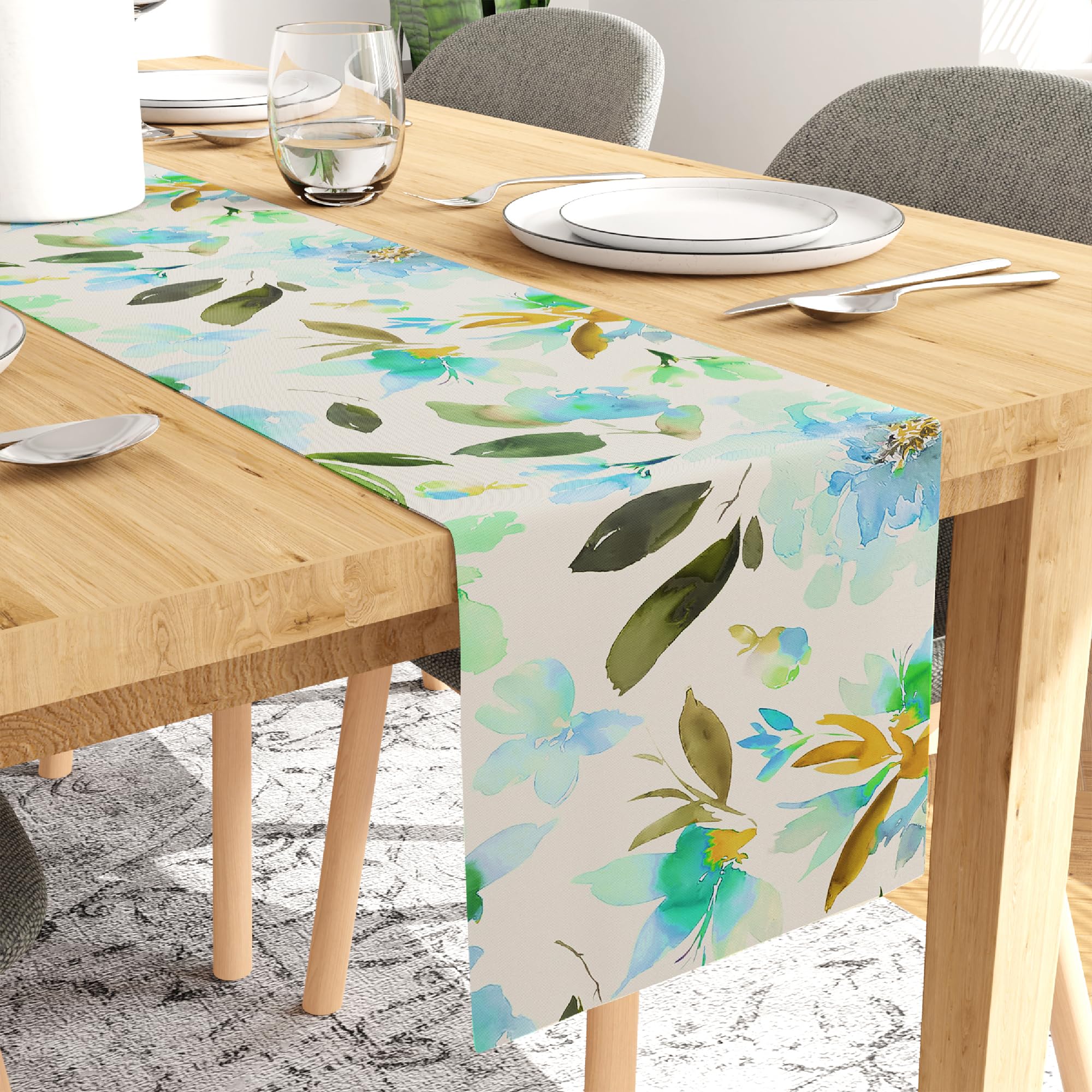 See full amazon price history chart for Encasa XO Dining Table Runner for 4 Seater- Polyester Twill Fabric - Foil Digital Print -Size 28x150 cm - Decorative Cloth for Centre and Coffee Table - Washable - 1 Pc - F1 Aqua Encasa XO Dining Table Runner for 4 Seater- Polyester Twill Fabric - Foil Digital Print -Size 28x150 cm - Decorative Cloth for Centre and Coffee Table - Washable - 1 Pc - F1 Aqua (B0BS6VRJ3Z) Amazon Price History, Amazon Price Tracker